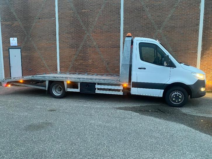 Mercedes Sprinter takelwagen, Euro 6, Automaat, Tijhof, Auto's, Bestelwagens en Lichte vracht, Particulier, ABS, Airbags, Airconditioning
