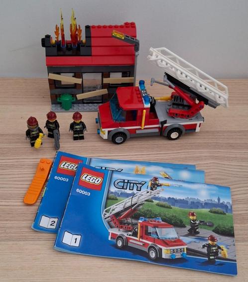 LEGO 60003 Interventie voor brandweerwagens, Kinderen en Baby's, Speelgoed | Duplo en Lego, Gebruikt, Lego, Complete set, Ophalen of Verzenden
