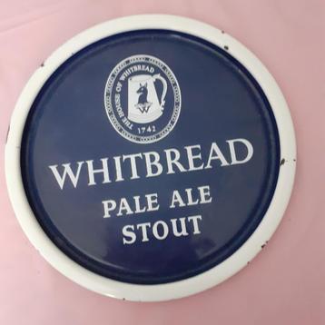 Emaille dienbord Whitbread beschikbaar voor biedingen