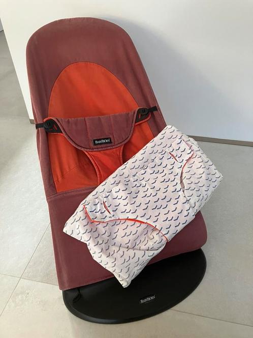 Bordeaux rode Soft Balance Relax wipper Babybjörn, Kinderen en Baby's, Wipstoeltjes, Zo goed als nieuw, Ophalen of Verzenden