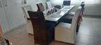 Eetplaats te koop, Ophalen, Zo goed als nieuw, Moderne landelijke / tijdloze design eettafel, 8 stoelen of meer