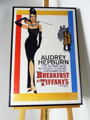 Audrey Hepburn Breakfast At Tiffany's - ingelist Poster beschikbaar voor biedingen