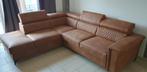 Salon en cuir d'angle fonction canapé-lit !!! BAISSE de PRIX, Maison & Meubles, Enlèvement, Neuf, Cuir, Moderne