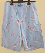 Leuke flamingo print boxer zwemshort mt S valt als M nieuw, Ophalen of Verzenden, Maat 48/50 (M), Blauw, Zwemshort