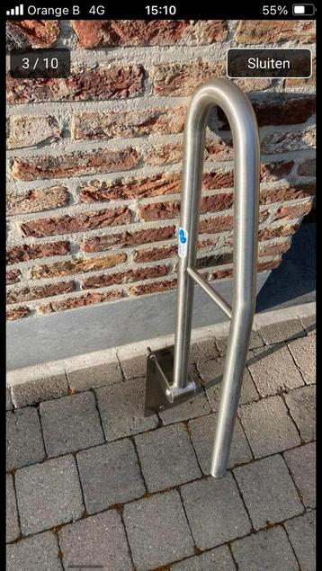 Franke inox toiletsteun beschikbaar voor biedingen