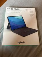 Logitech Combo Touch pour iPad Pro Clavier rétroéclairé, Informatique & Logiciels, Enlèvement ou Envoi, Comme neuf, 9 pouces
