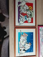 Twee schilderijen ingekaderd van de film dalmatiers, Comme neuf, Enlèvement ou Envoi