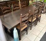 Klein prijsje Tafel 6stoelen 1 stoel met armleuningen, Ophalen