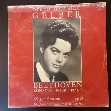 LP Bruno-Leonardo Gelber - Beethoven Sonates Piano  1965 beschikbaar voor biedingen