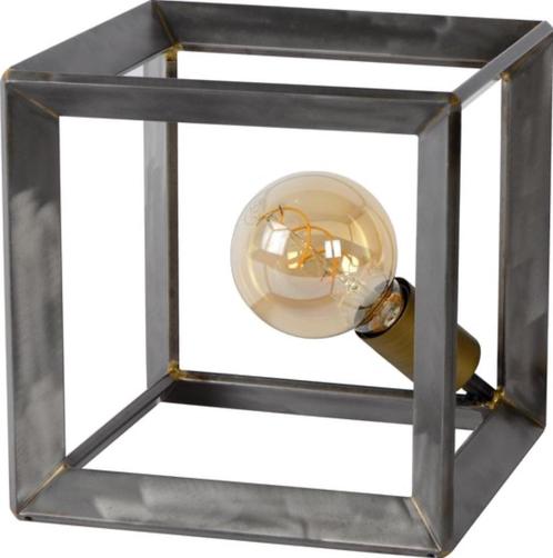 Lucide THOR - Tafellamp - E27 - Natuurlijk ijzer, Huis en Inrichting, Lampen | Tafellampen, Nieuw, Minder dan 50 cm, Metaal, Ophalen