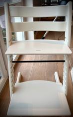 Stokke Tripp Trapp blanche (petite fissure), Enlèvement, Utilisé, Chaise évolutive