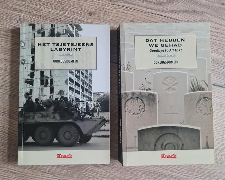 Boeken oorlogsdomein / knack ( 2 stuks ), Boeken, Oorlog en Militair, Zo goed als nieuw, Ophalen of Verzenden