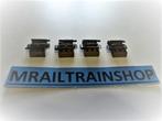 3600A MARKLIN HO - 4 x GEBOGEN RAILS/VOIES COURBES, Wisselstroom, Gebruikt, Ophalen of Verzenden, Rails