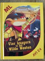 Makkelijk lezen - Vier knagers in het Wilde Westen, Boeken, Ophalen of Verzenden, Zo goed als nieuw, Geronimo Stilton