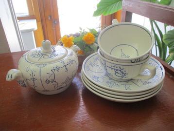 Oud lot van 7 stuks Boch fes . La Louviere decor Copenhague  beschikbaar voor biedingen