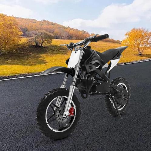 Kindercrossbike 49cc 2-Takt 60 km/h Schijfremmen 100 kg Max., Kinderen en Baby's, Speelgoed | Buiten | Voertuigen en Loopfietsen
