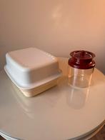 Vintage Tupperware – botervloot & bewaarpot (Made in France), Huis en Inrichting, Ophalen, Zo goed als nieuw