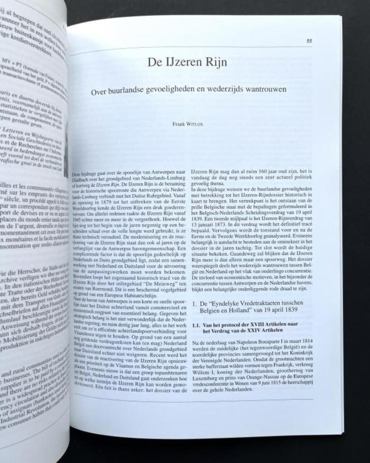De IJzeren Rijn / Tijdschr. Gemeentekrediet 2000/1,  F. Witl, Boeken, Geschiedenis | Nationaal, Ophalen of Verzenden