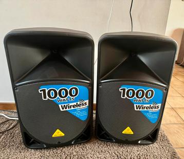 2 stuks Behringer Eurolive B115W actieve fullrange luidsp 