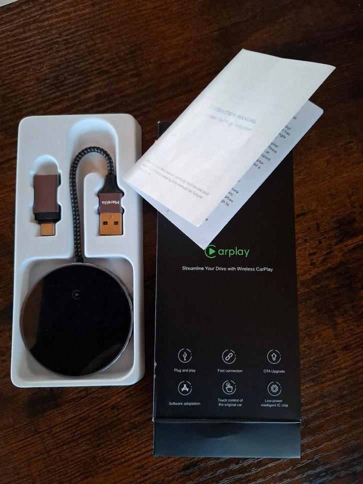 carplay sans fil, Autos : Divers, Autoradios, Comme neuf, Enlèvement ou Envoi