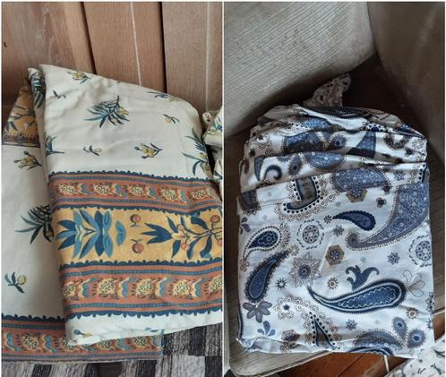 2 grote mooie dekbedovertrekken, Kleine reparatie nodig, Huis en Inrichting, Slaapkamer | Beddengoed, Gebruikt, Dekbedovertrek