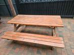 Picknick bank, Jardin & Terrasse, Tables de pique-nique, Enlèvement, Utilisé, Rectangulaire, Bois