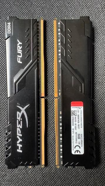 HyperX Fury 16 GB Kit*(2 x 8 GB) High Performance DDR4 RAM beschikbaar voor biedingen