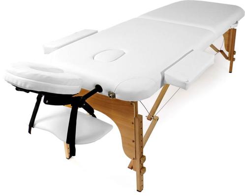 Massagetafel | Inklapbaar | Wit, Sports & Fitness, Produits de massage, Neuf, Table de massage, Envoi