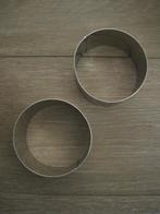 Garneerring diameter 9 cm en 5,5 cm hoog RVS, Huis en Inrichting, Keuken | Servies, Ophalen of Verzenden, Gebruikt, Overige typen