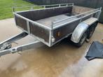 Aanhangwagen  dubbelasser 300x130 met papieren, Auto diversen, Aanhangers en Bagagewagens, Ophalen, Gebruikt