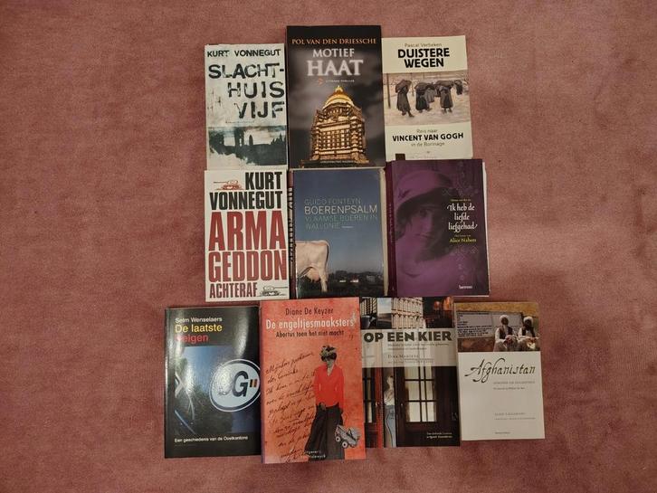Lot van 10 boeken, Boeken, Overige Boeken, Gelezen, Ophalen of Verzenden