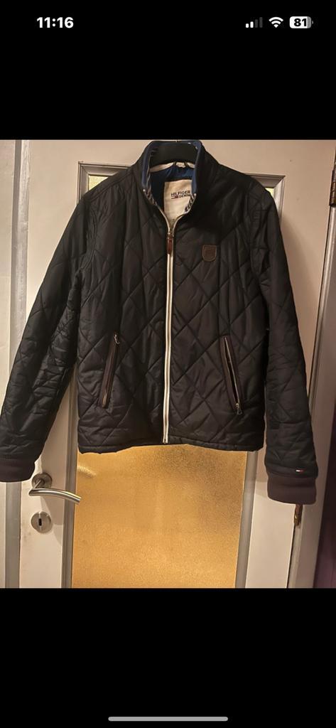 Veste décontractée régulière XL pour homme Tommy Hilfiger, Kleding | Heren, Jassen | Zomer, Gedragen, Maat 56/58 (XL), Blauw, Ophalen of Verzenden