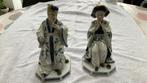 Twee porceleinen figuurtjes fine bone China., Ophalen of Verzenden
