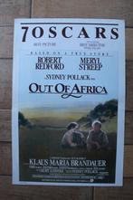 filmaffiche Out Of Africa 1985 Robert Redford filmposter, Comme neuf, Cinéma et TV, Enlèvement ou Envoi, Rectangulaire vertical