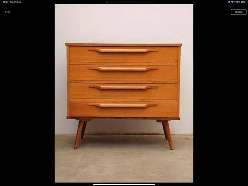 Vintage Deens ladenkastje, Huis en Inrichting, Kasten | Ladekasten, Zo goed als nieuw, Ophalen