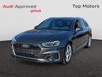 Audi A4 Avant S-LINE*2J GARANTIE*150pk AUTOMAAT*TREKHAAK*LED, Auto's, Audi, Automaat, A4, Break, Zilver of Grijs