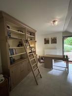 boekenkast met ladder, Huis en Inrichting, Kasten | Boekenkasten, Ophalen, 200 cm of meer, 200 cm of meer, Met deur(en)