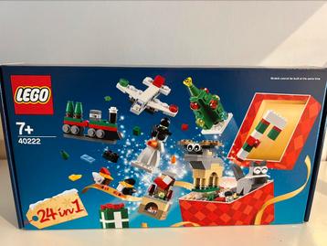 Lego set 40222 - Jeu de construction de Noël 24 en 1