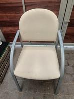 stoelen, Huis en Inrichting, Stoelen, Gebruikt, Wit, Ophalen of Verzenden, Vier
