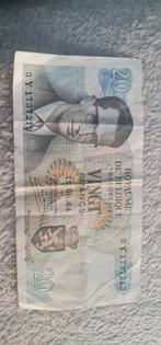 Billet 20 f belge 1964, Timbres & Monnaies, Billets de banque | Belgique, Enlèvement ou Envoi