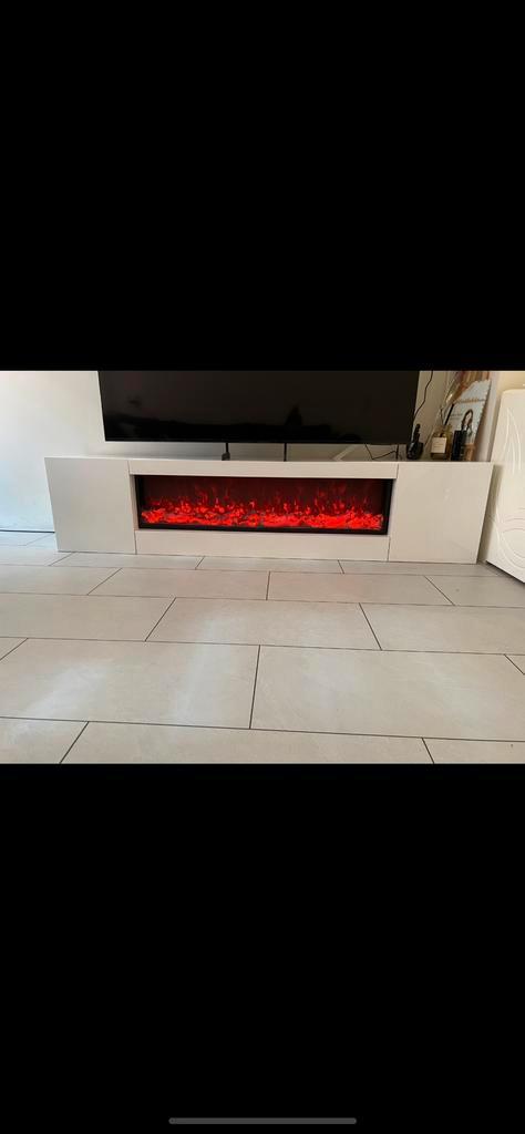 TV meubel openhaard te koop, Huis en Inrichting, Kasten |Televisiemeubels, Ophalen of Verzenden