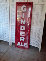 TE KOOP/ BIEDEN vanaf 200 €    GINDER-ALE 1,20m op 41 cm, Verzamelen, Merken en Reclamevoorwerpen, Ophalen of Verzenden, Gebruikt