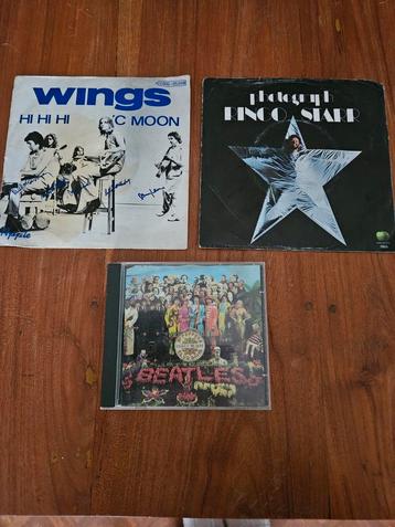 Beatles cd s  wings ringo star singels 