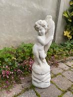 Stenen beeld/fontein, Tuin en Terras, Ophalen, Gebruikt, Steen, Mensenbeeld