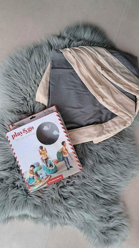 Donkergrijs speelkleed & opbergzak Play & Go, Kinderen en Baby's, Speelgoed | Speelkleden, Gebruikt, Ophalen