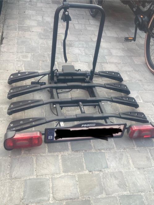 Te koop fietsendrager  pro user, Auto diversen, Fietsendragers, Zo goed als nieuw, Trekhaakdrager, 3 fietsen of meer, Brede banden