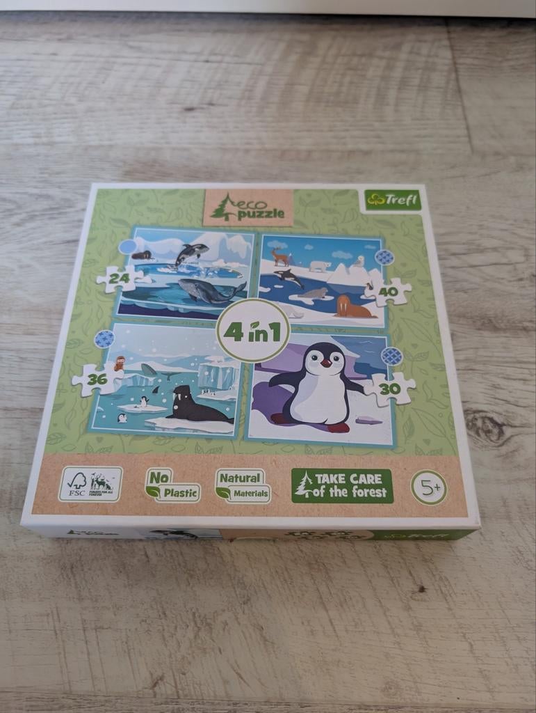 Eco puzzle 4 in 1, Kinderen en Baby's, Ophalen of Verzenden, Zo goed als nieuw