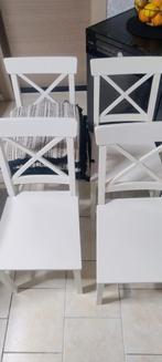 4 eetkamer stoelen, Huis en Inrichting, Stoelen, Ophalen, Gebruikt, Vier, Cottage