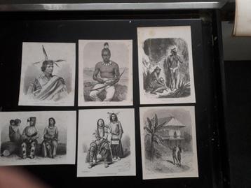 gravures Indianen Amerika's beschikbaar voor biedingen