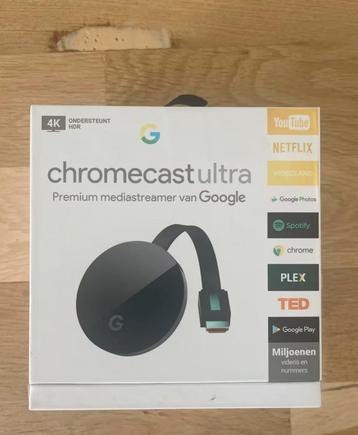 Chrome Cast Ultra HD 4K beschikbaar voor biedingen